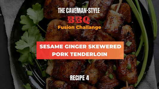 Sesame Ginger Skewered Pork Tenderloin