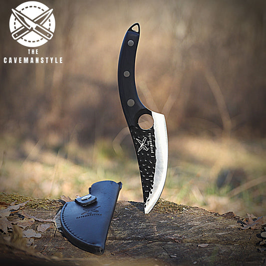 Cavemanstyle Knife for Outdoor and Cooking : The Perfect Tool