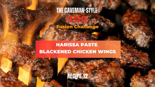 Harissa Paste Blackened Chicken Wings