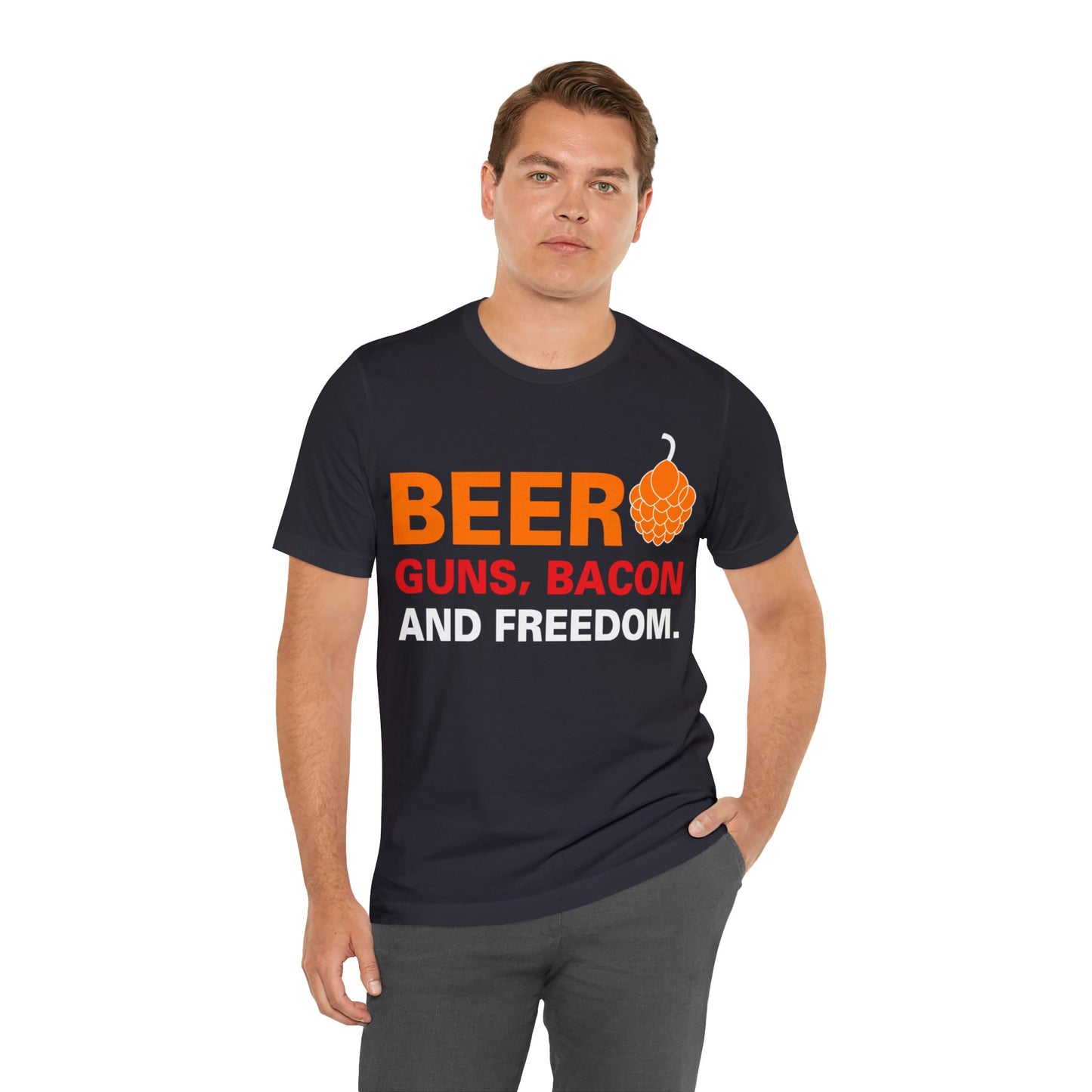 Beer Guns Bacon T-Shirt